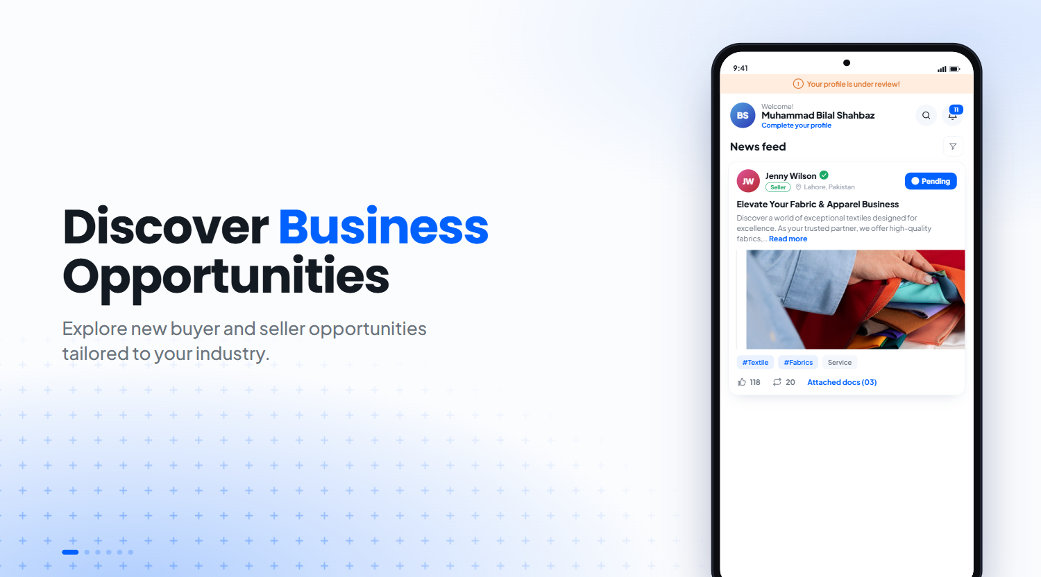 Bircle B2B marketplace app